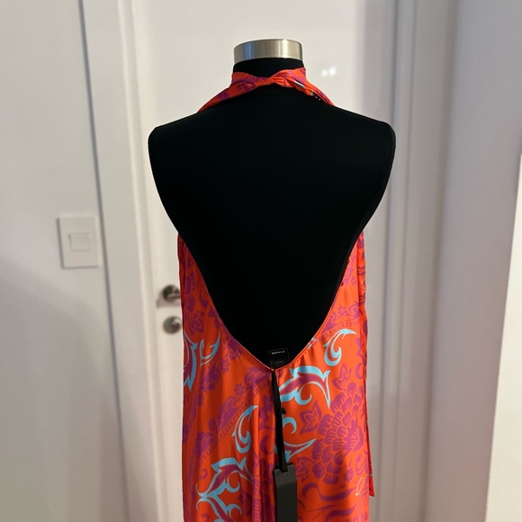 PINKO Motif-Print Halterneck Dress - Picture 9 of 13